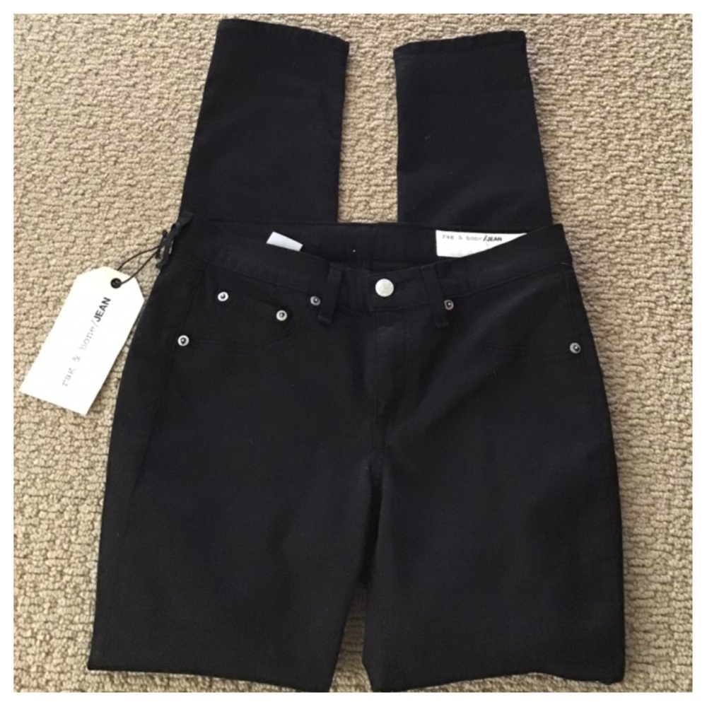 Rag & Bone Black Legging Skinny Jeans.  NWT. - Picture 4 of 7